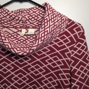 Moth Anthropologie Women's Size XS Galena Alpaca Blend Sweater Cowl Neck